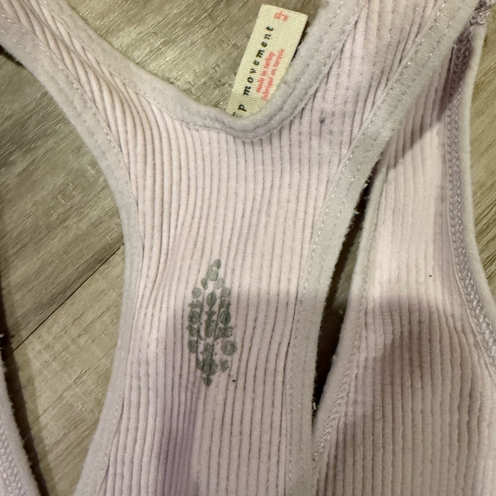 Free People Movement Light Purple Ribbed Tank - Picture 5 of 5